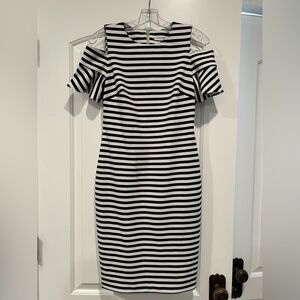 Striped Calvin Klein Dress